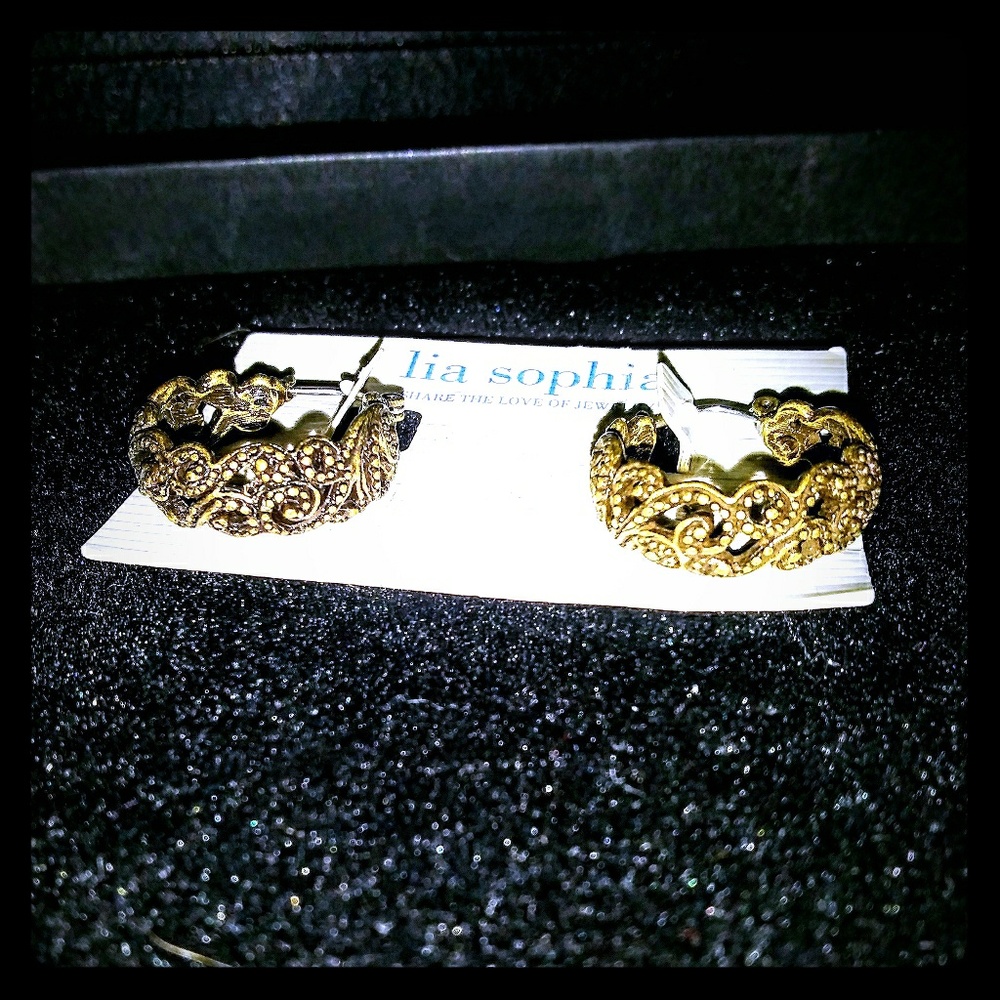 **NWT** Detailed Hoop Earrings